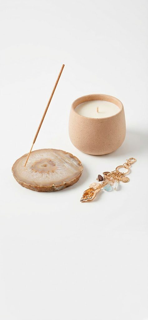 Vela aromática em embalagem presenteável para dia das mães