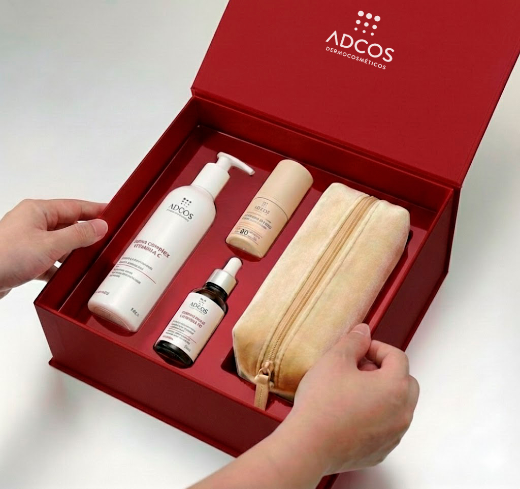 press kit personalizado cosméticos kit influenciador marca de beleza